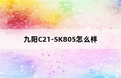 九阳C21-SK805怎么样